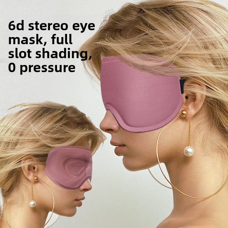 MellowHome - 3D Deep Contoured Eye Cover for Sleeping, Adjustable Sleep Mask with Nose Pad Design, Eye Cover Mask for Sleeping, Yoga, Traveling