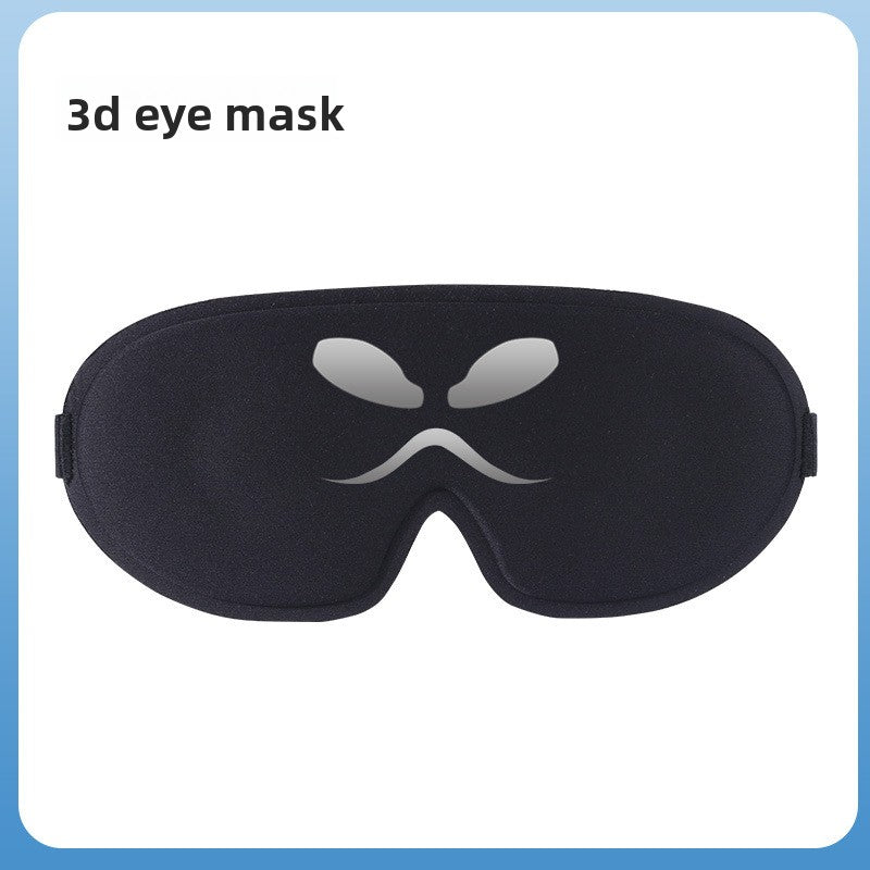MellowHome - 3D Deep Contoured Eye Cover for Sleeping, Adjustable Sleep Mask with Nose Pad Design, Eye Cover Mask for Sleeping, Yoga, Traveling