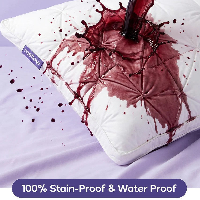 Hotel Pillow Waterproof & Stain-Resistant Cloud-Soft Hypoallergenic Machine Washable