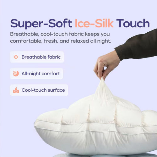 Cloud-shaped Puff Pillow, Pineapple-shaped Pillow, Home-use Single-person High-resilience Fluffy Pillow Core, Cervical-support Pillow