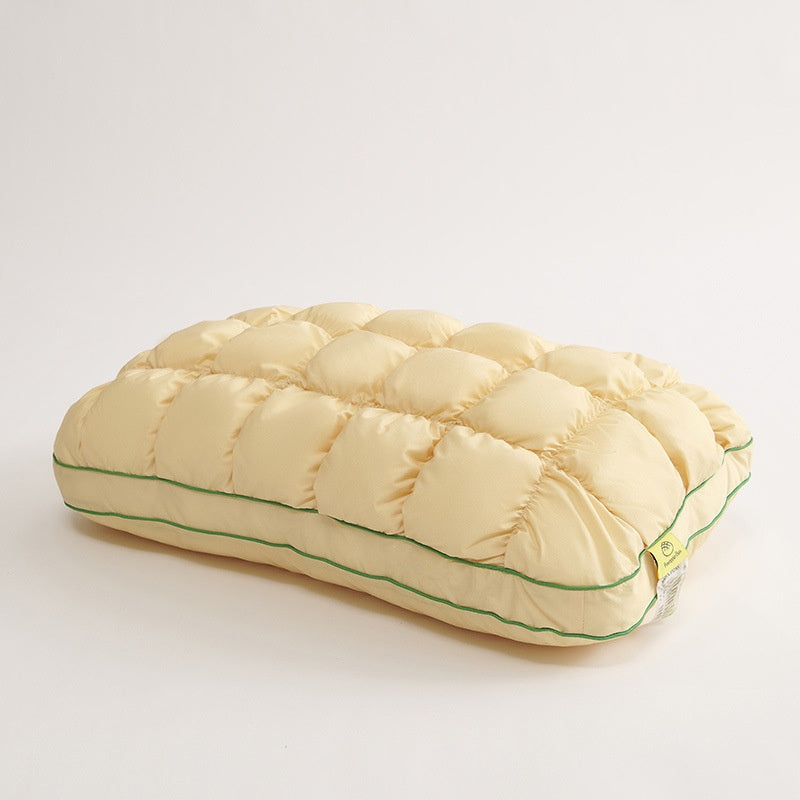 Cloud-shaped Puff Pillow, Pineapple-shaped Pillow, Home-use Single-person High-resilience Fluffy Pillow Core, Cervical-support Pillow