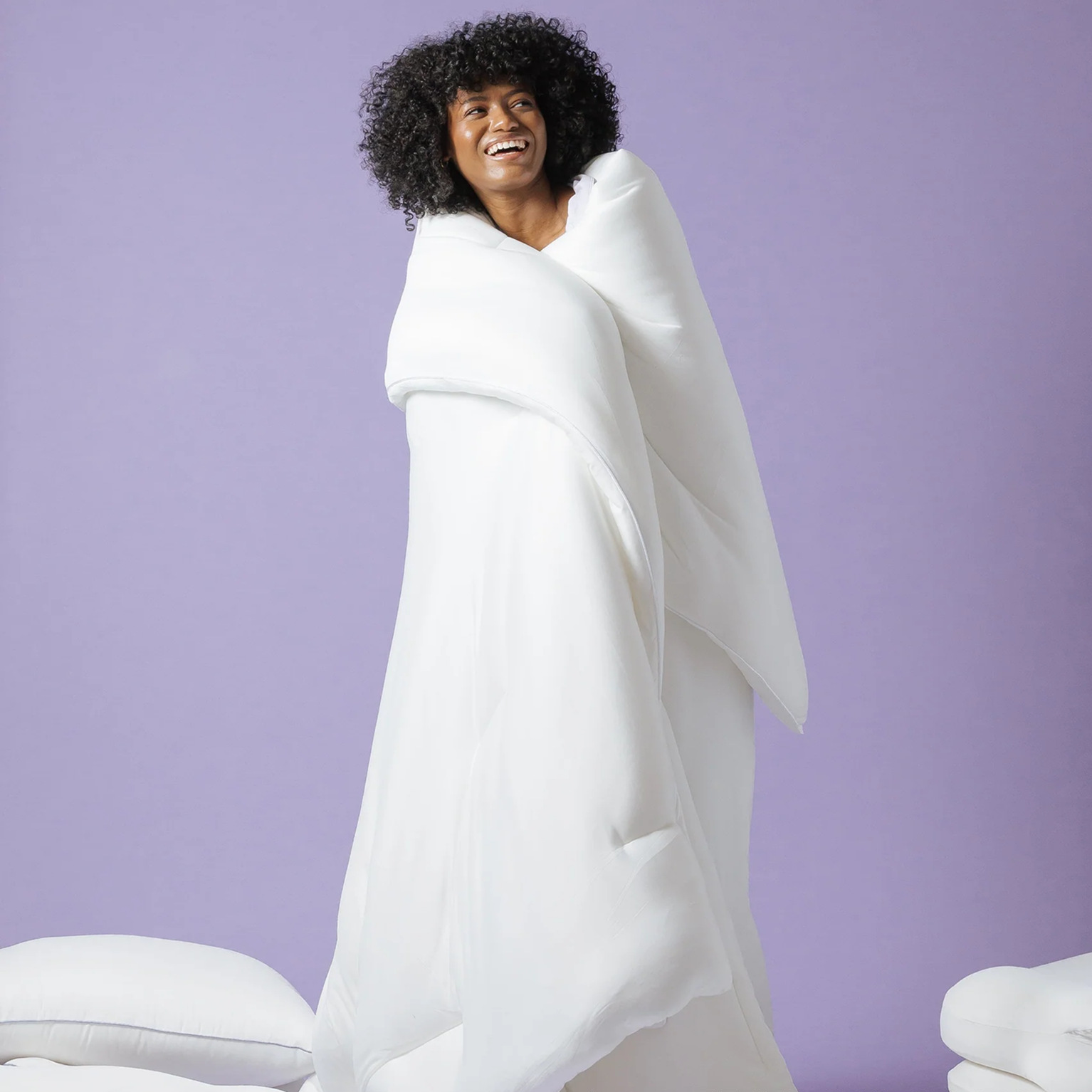 MarshMellow Comforter Double Stuffed Ultra Soft A Class Fabric Heat